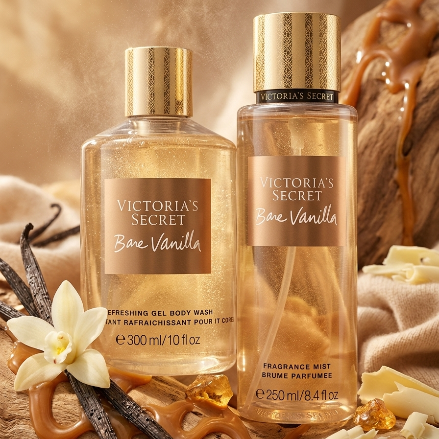DUO Bare vanilla (gel douche et brume)