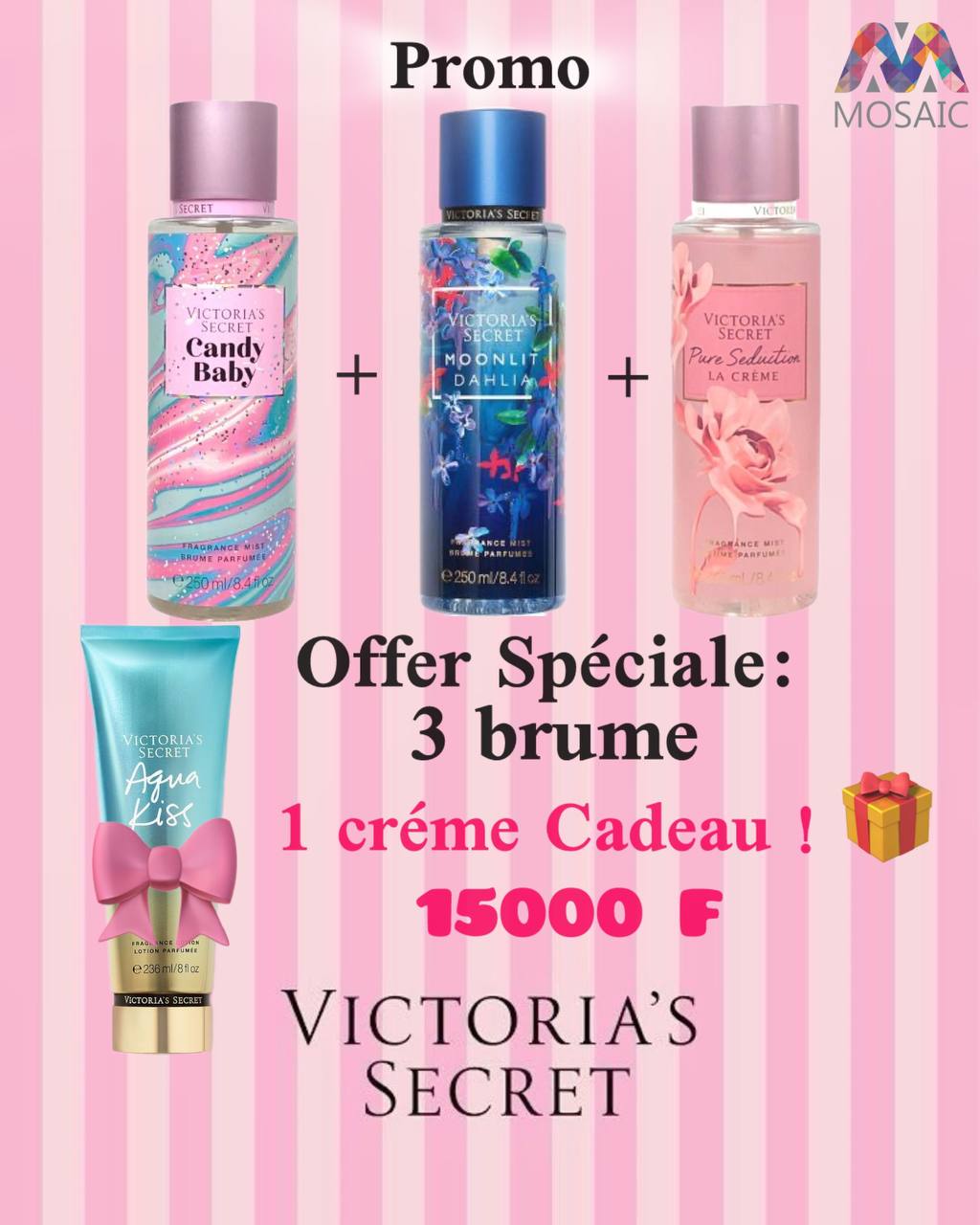 PROMO (5) 3 brume +1 tube