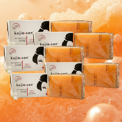 Pack Prestige : 5 Savons Sublimateurs de Teint Kojie San