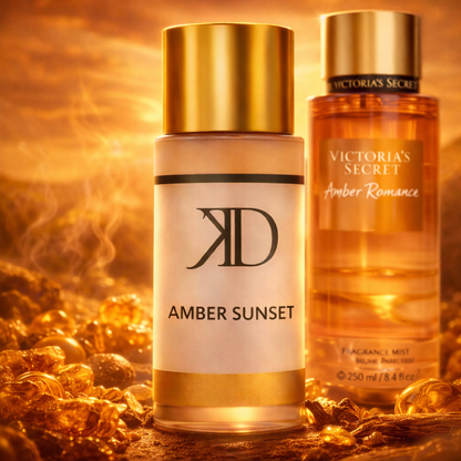KD - AMBER SUNSET Extrait de Parfum | Inspiré de VICTORIA'S SECRET AMBER ROMANCE