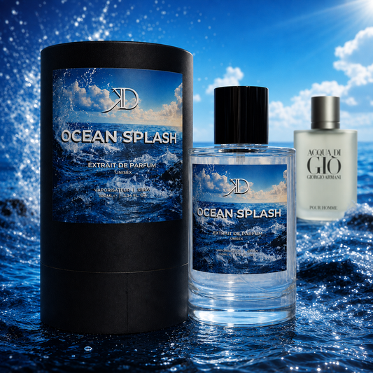 KD - OCEAN SPLASH Extrait de Parfum | Inspiré de ARMANI ACQUA DI GIÒ