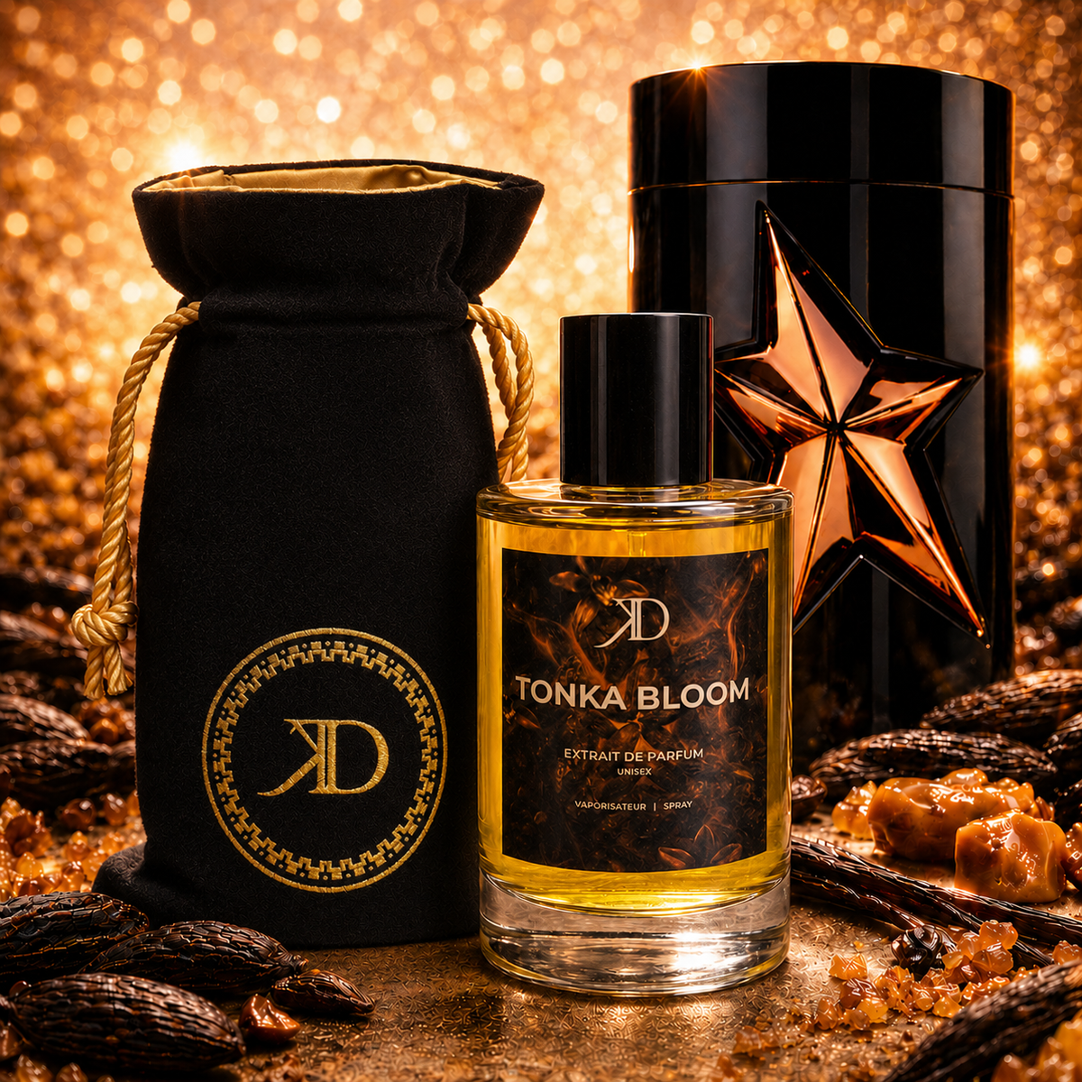 KD - TONKA BLOOM Extrait de Parfum | Inspiré de MUGLER A*MEN PURE TONKA