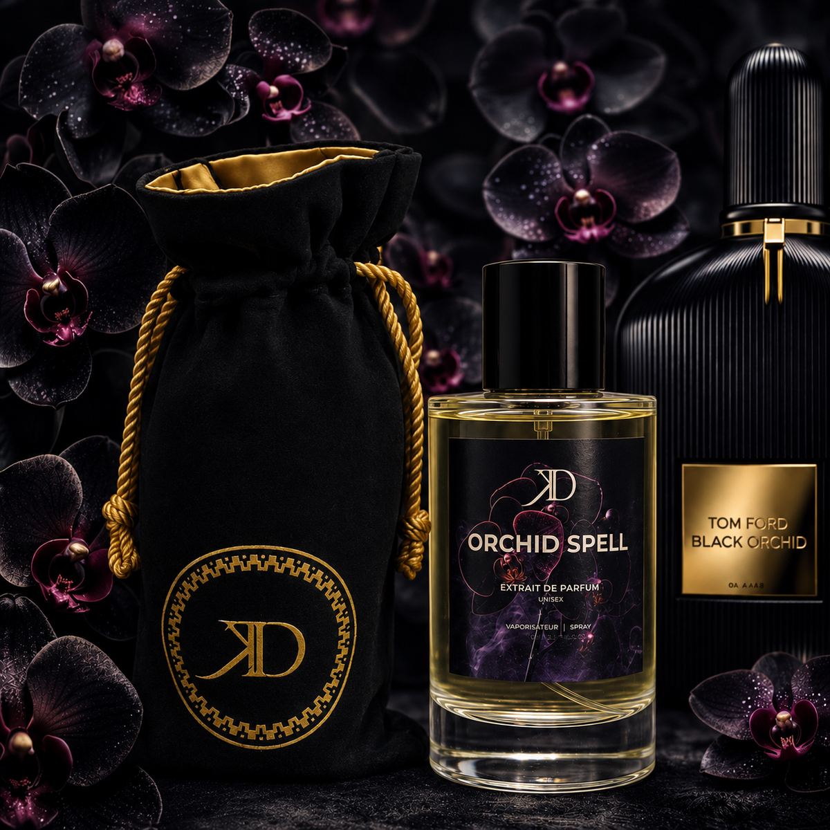 KD - ORCHID SPELL Extrait de Parfum | Inspiré de TOM FORD BLACK ORCHID
