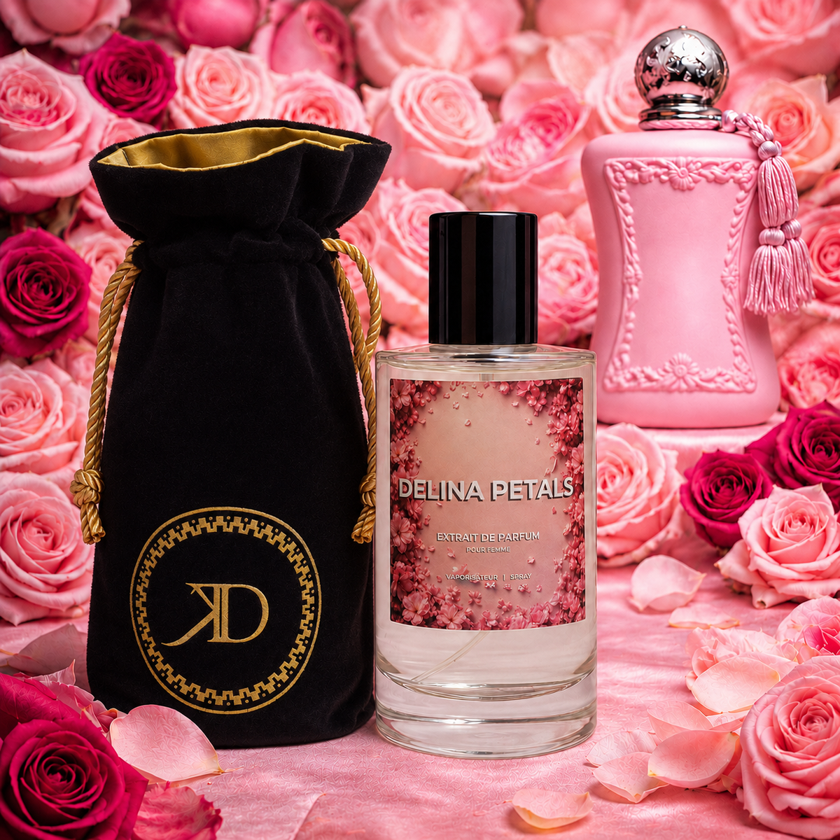 KD - DELINA PETALS Extrait de Parfum | Inspiré de DE MARLY DELINA PARFUMS