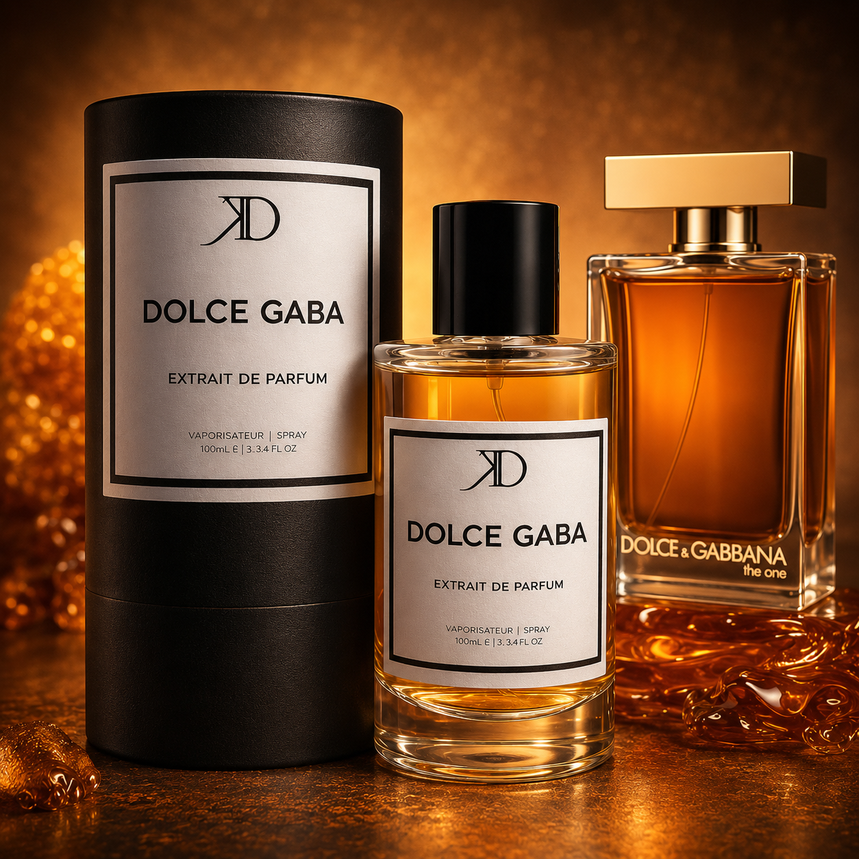 KD - DOLCE GABA Extrait de Parfum | Inspiré de DOLCE&GABBANA THE ONE