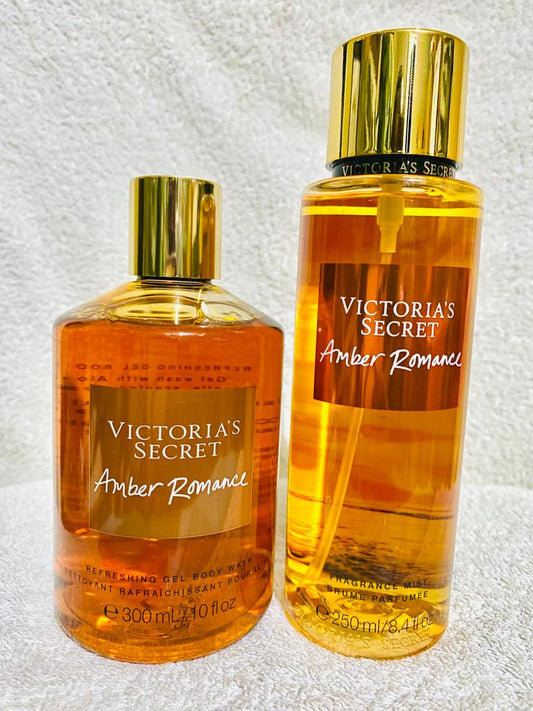 DUO. Amber romance (gel_douche et brume)