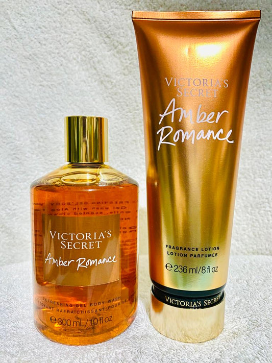DUO. Amber romance (gel_douche et crème)