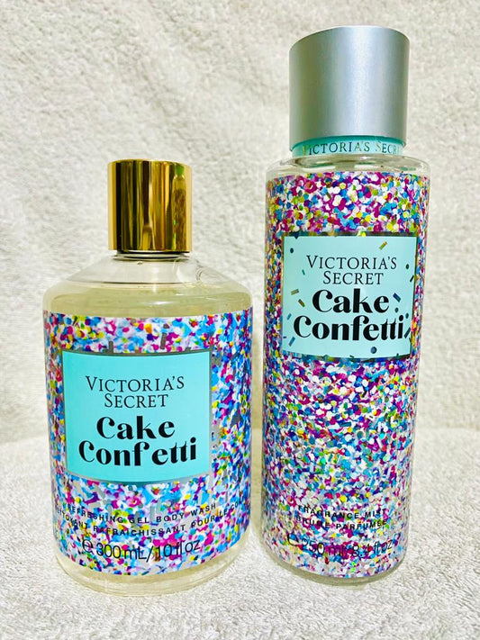 DUO. Cake confetti (gel_douche et brume)