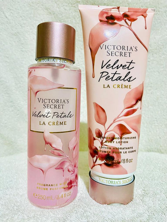 DUO. Velvet petals la creme (brume et crème)
