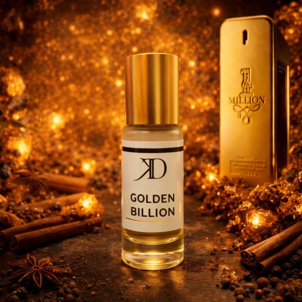 KD - GOLDEN BILLION Extrait de Parfum | Inspiré de PARFUM RABANNE 1 MILLION