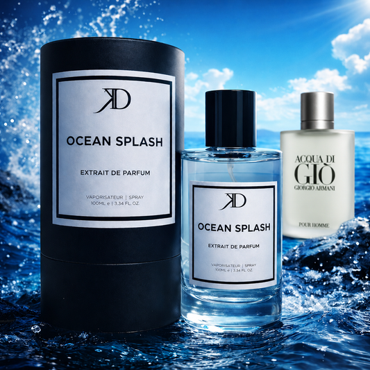 KD - OCEAN SPLASH Extrait de Parfum | Inspiré de ARMANI ACQUA DI GIÒ