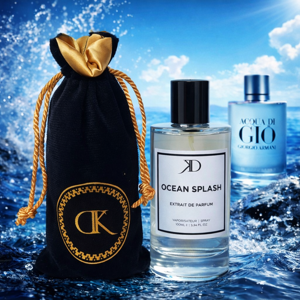 KD - OCEAN SPLASH Extrait de Parfum | Inspiré de ARMANI ACQUA DI GIÒ