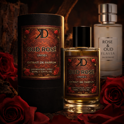 KD - OUD ROSÉ Extrait de Parfum | Inspiré de FLAVIA ROSE & OUD