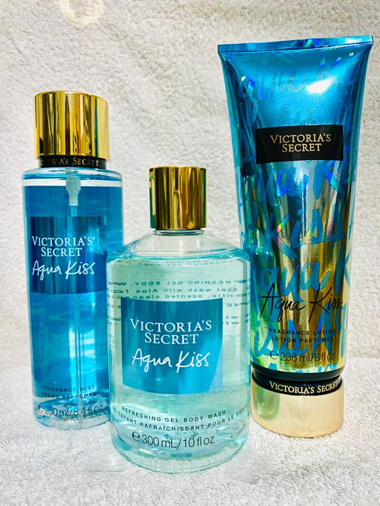TRIO. Aqua kiss (brume, crème et gel_douche)