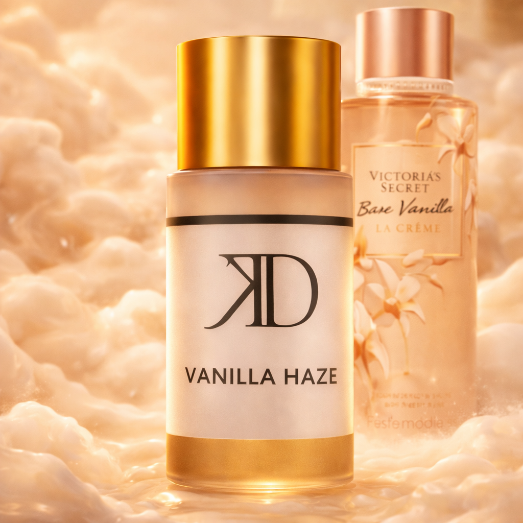KD - VANILLA HAZE Extrait de Parfum | Inspiré de VICTORIA'S SECRET BARE VANILLA AL CRÈME