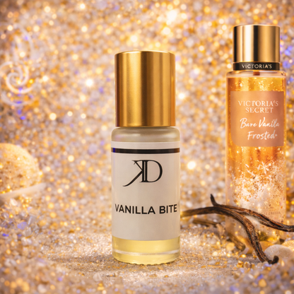 KD - VANILLA BITE Extrait de Parfum | Inspiré de VICTORIA'S SECRET BARE VANILLA FROSTED