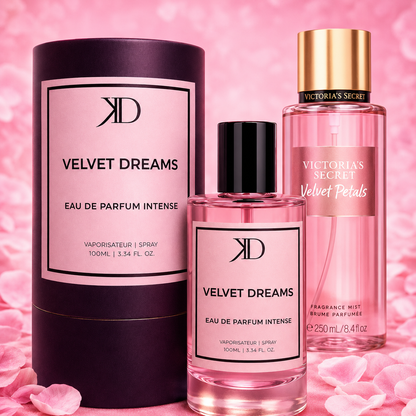 KD - VELVET DREAMS Extrait de Parfum | Inspiré de VICTORIA'S SECRET VELVET PETALS