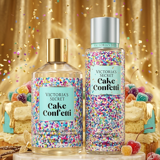 DUO Cake confetti (gel douche et brume)