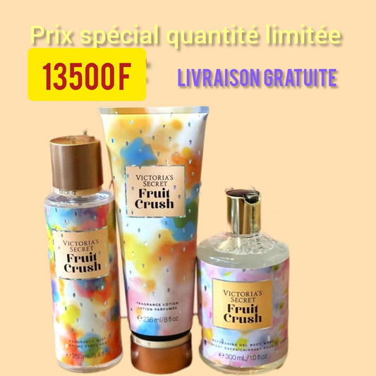 TRIO. Fruit Crush (brume, crème et gel_douche)