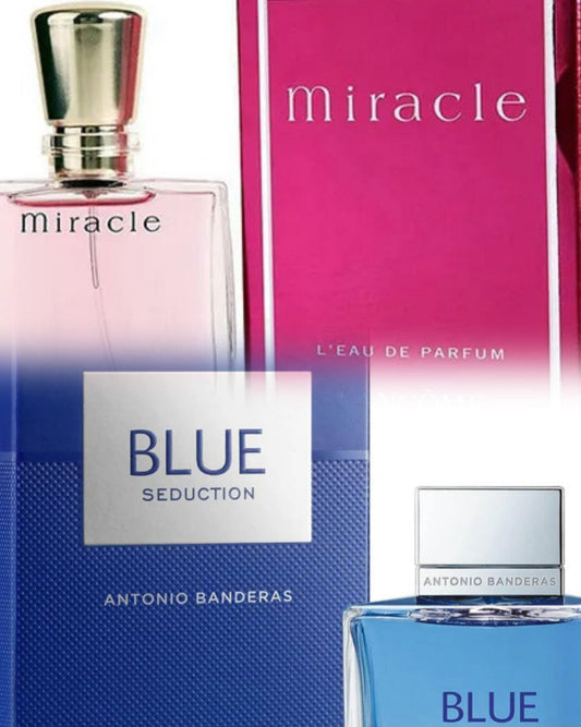 Duo  Blue Seduction & Miracle 100ml
