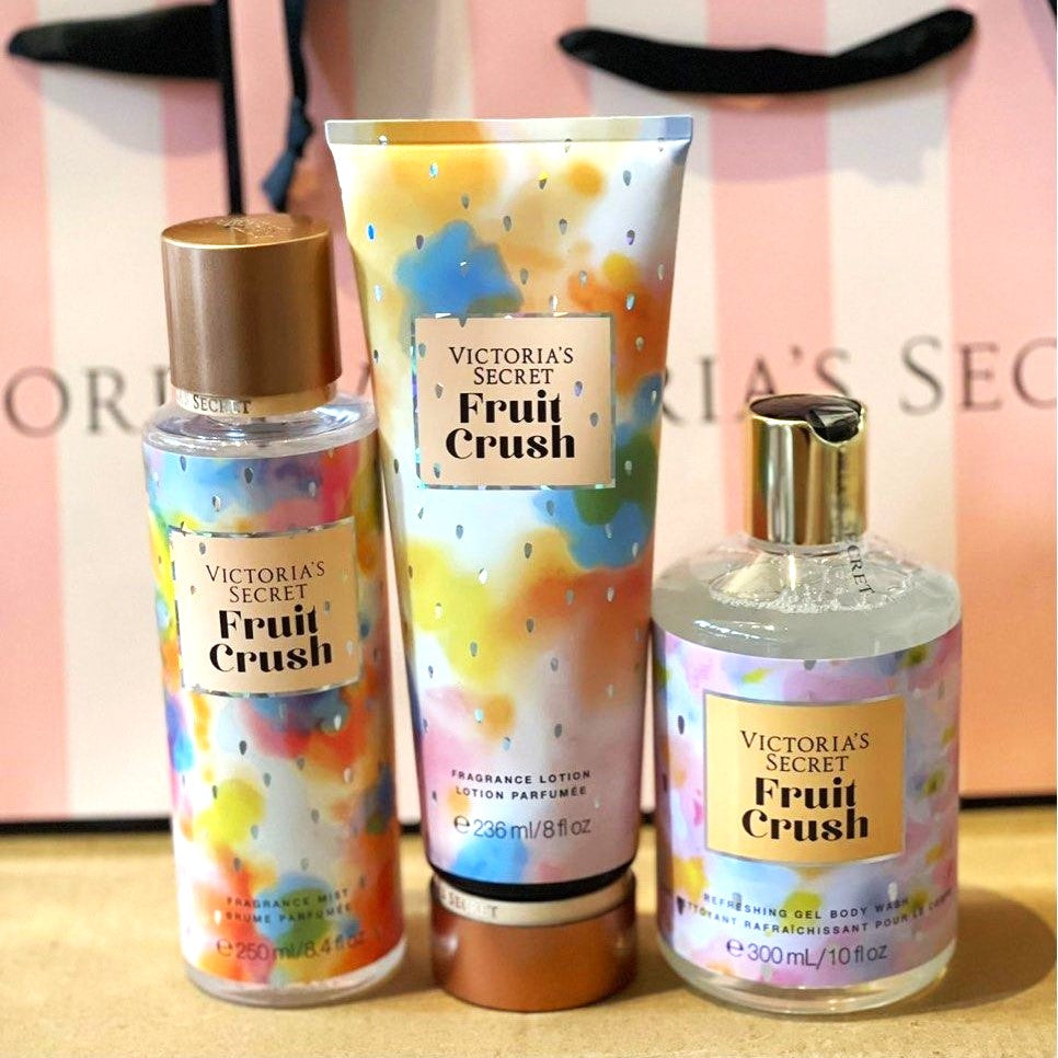 TRIO. Fruit Crush (brume, crème et gel_douche)